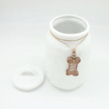 High Quality Pet Food Storage Dog Ceramic Jar